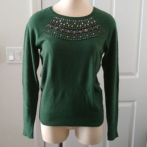 Jones New York Embellished Sweater
